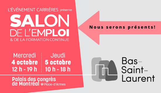Salon de l'emploi à Montréal, 4 et 5 octobre 2023